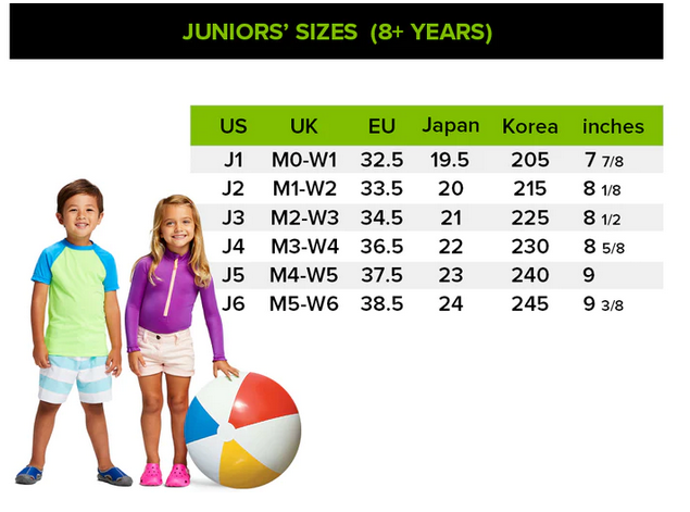 Crocs Size Chart - CROCS BAZAAR