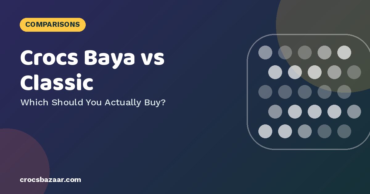 Crocs Baya vs Classic Clog: What’s Different & Which to Buy