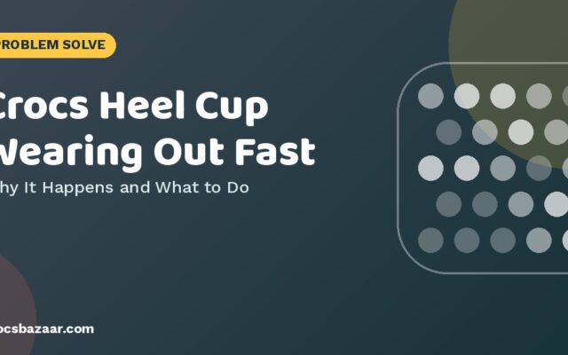 Crocs Heel Cup Wearing Out Fast — Why It Happens and What to Do