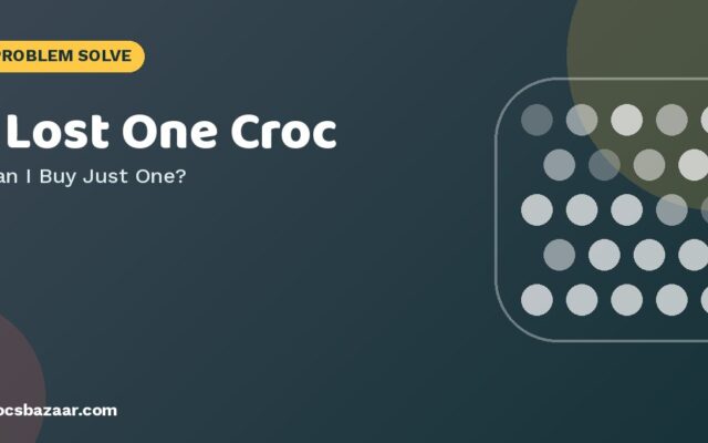 I Lost One Croc — Can I Buy Just One?