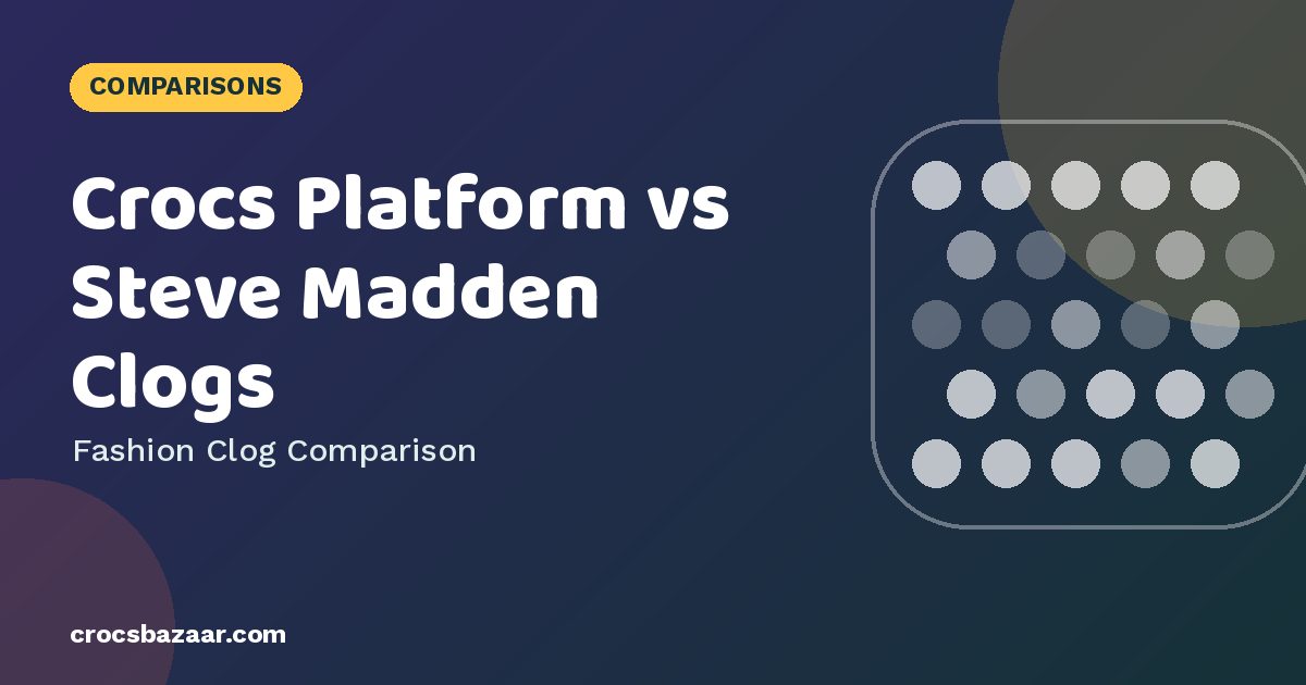 Crocs Platform vs Steve Madden Clogs — Fashion Clog Comparison