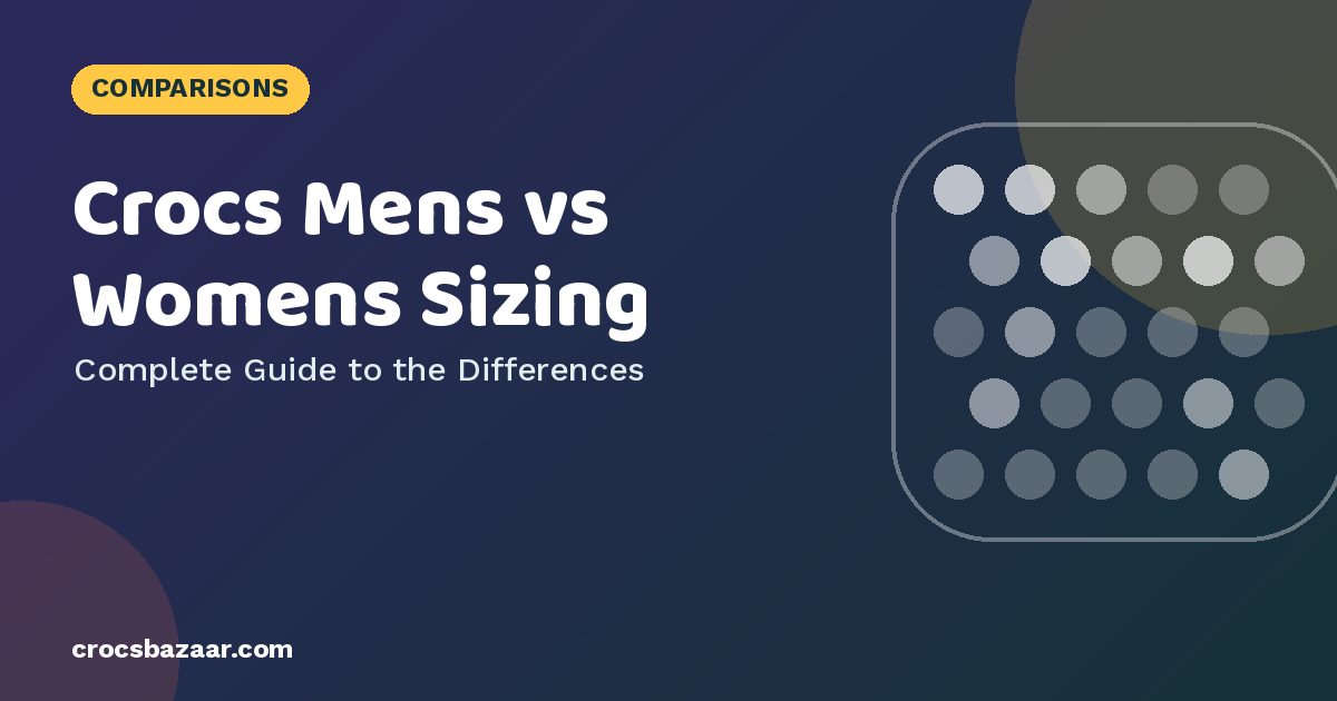 Crocs Men’s vs Women’s Sizes: How Unisex Sizing Works