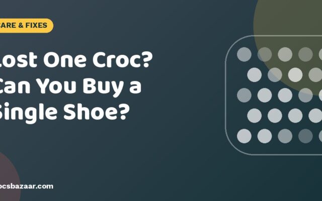 Lost One Croc? Can You Buy a Single Shoe?